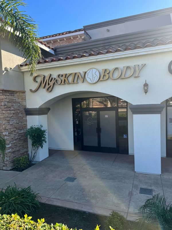 Entrance to My Skin Body spa or clinic.