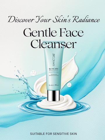 Gentle face cleanser designed to remove dirt and impurities without over-drying the skin.
