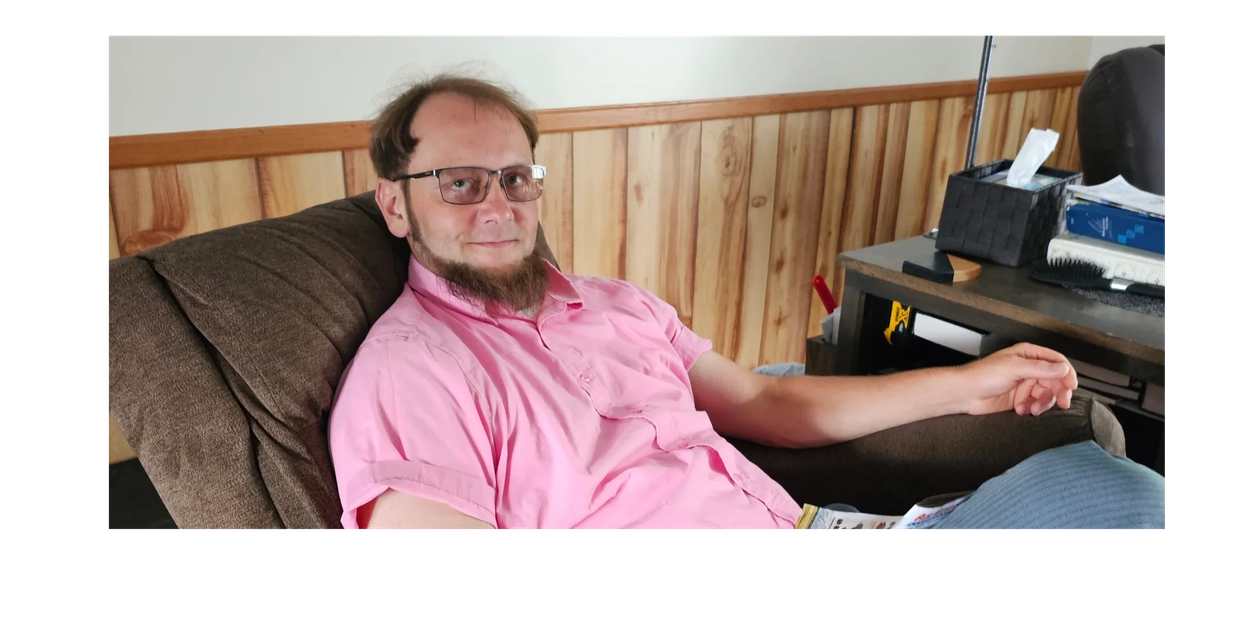 Kevin - seen here relaxing after a long week of work!!