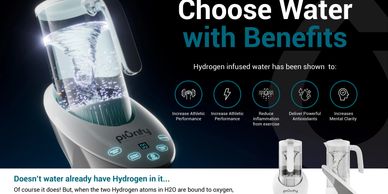 Piurify Hydrogen infused water bottle
