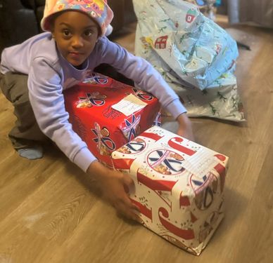 Angel Christmas gifts were wrapped and prepared by our little Angels. 