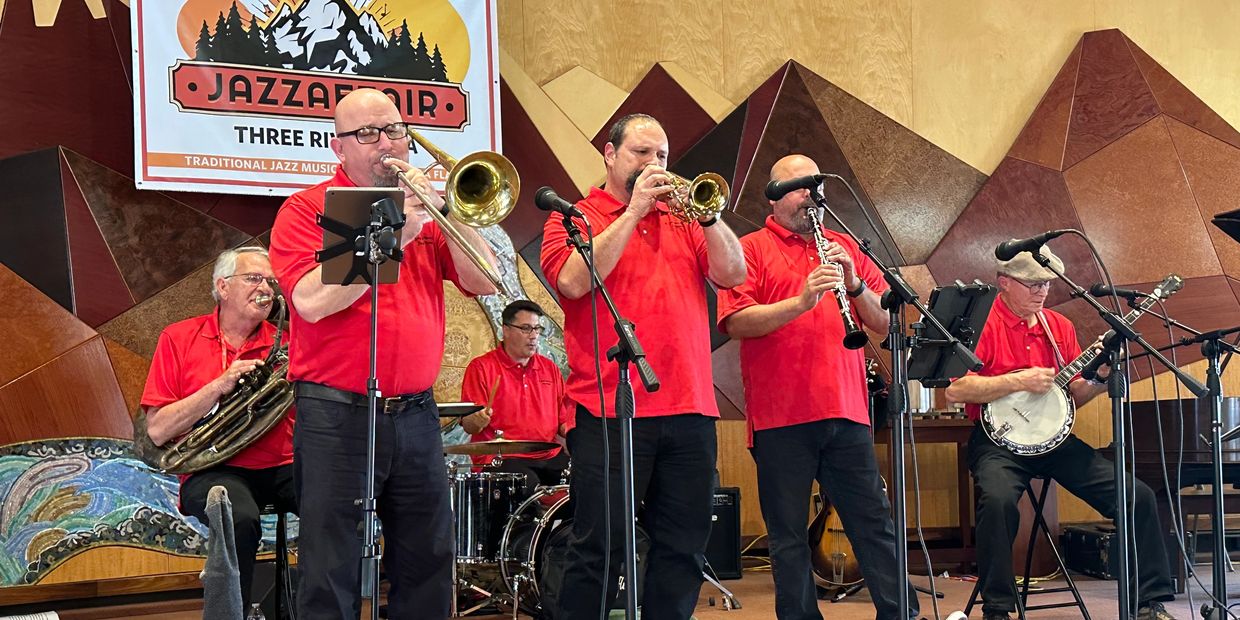 The band performing at St. Anthony’s retreat in 2023.