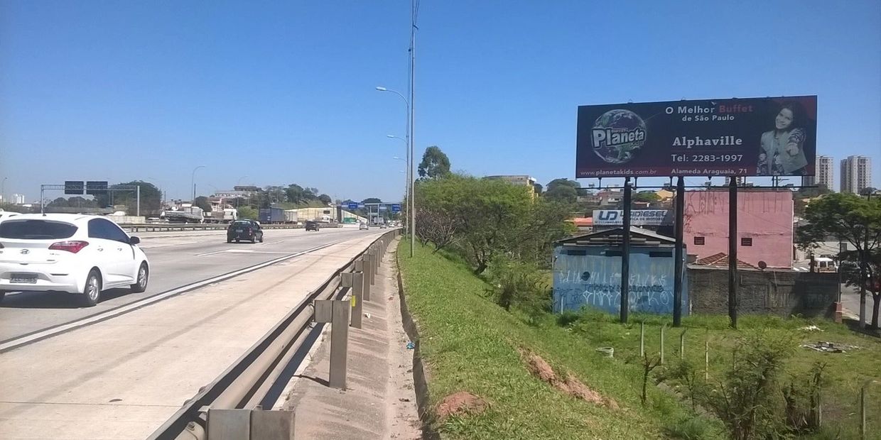 Painel iluminado para rodovias Castelo Branco Km 15