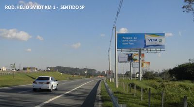 Painel Rodoviário com Lona na Rodovia Hélio Smidt