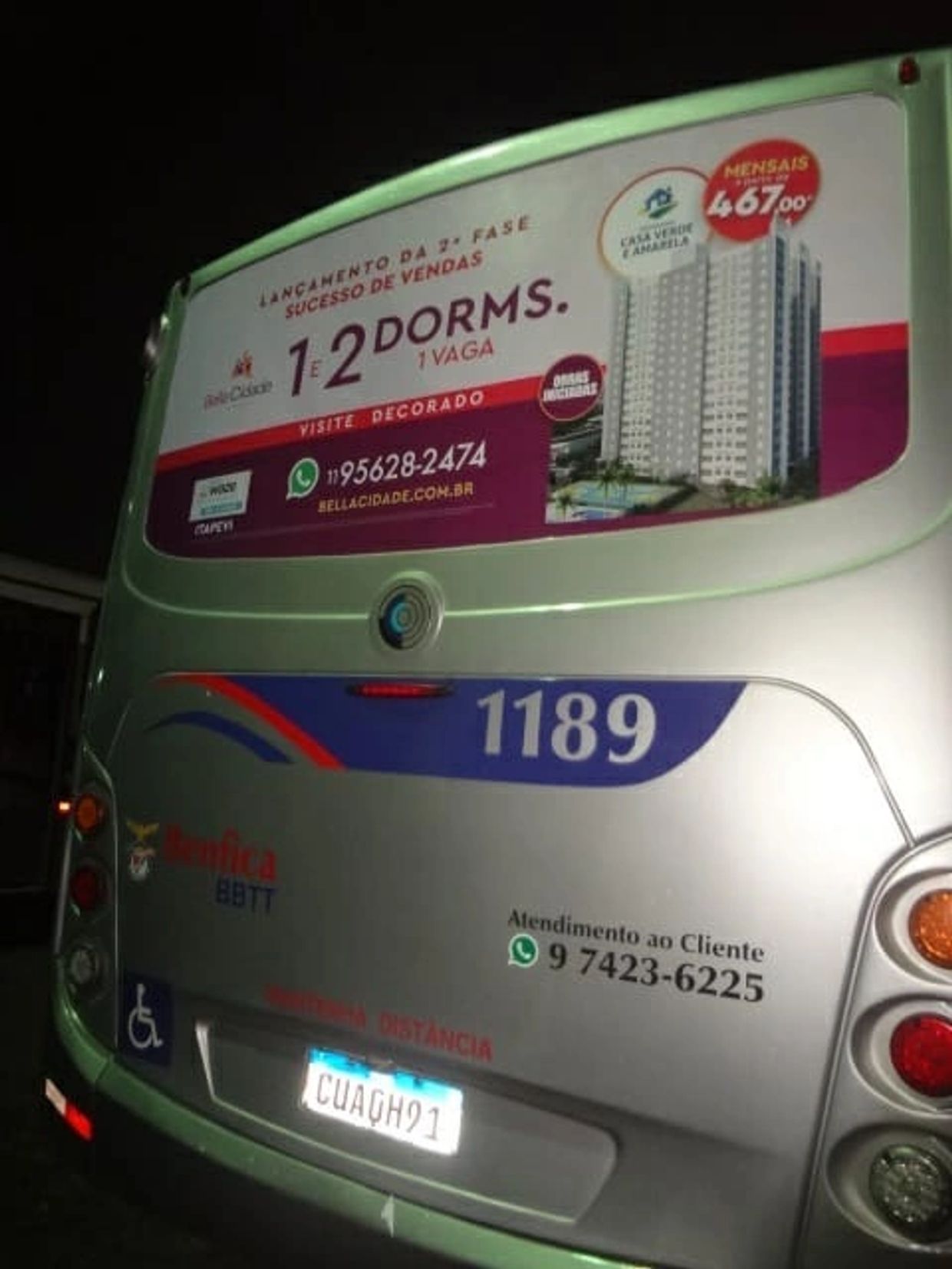 busdoor e back bus nas 27 capitais do Brasil