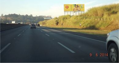 painel rodoviario iluminado tamanho 15x5  na rodovia anhanguera km 51 sentido jundiai