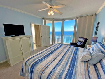 Master bedroom views The Pearl of Navarre Beach FL