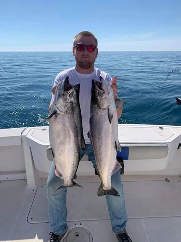 port Washington charter fishing port washington fishing charters wi Ninja salmon trout lake michigan