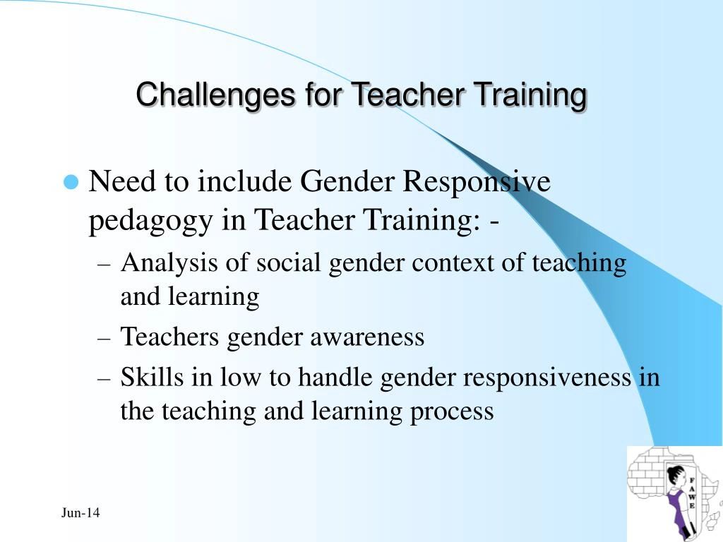 Teachers Training Challenges