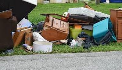 right away junk removal rhode island junk pile