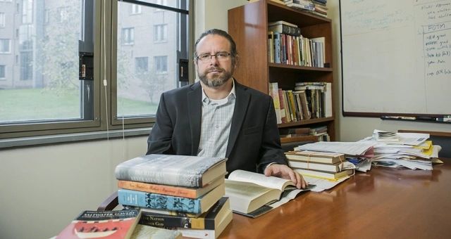 Ed Baptist in his element, among books and archives! Ed Baptist in his element, among books and archives!