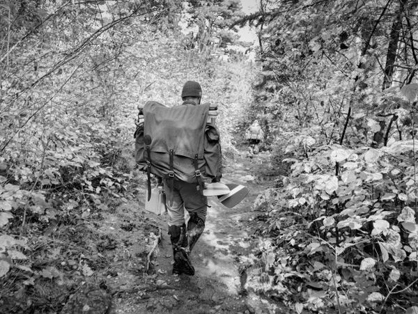 Duluth Pack in the Boundary Waters. Ely, Minnesota