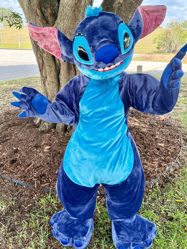 Stitch character for hire 
