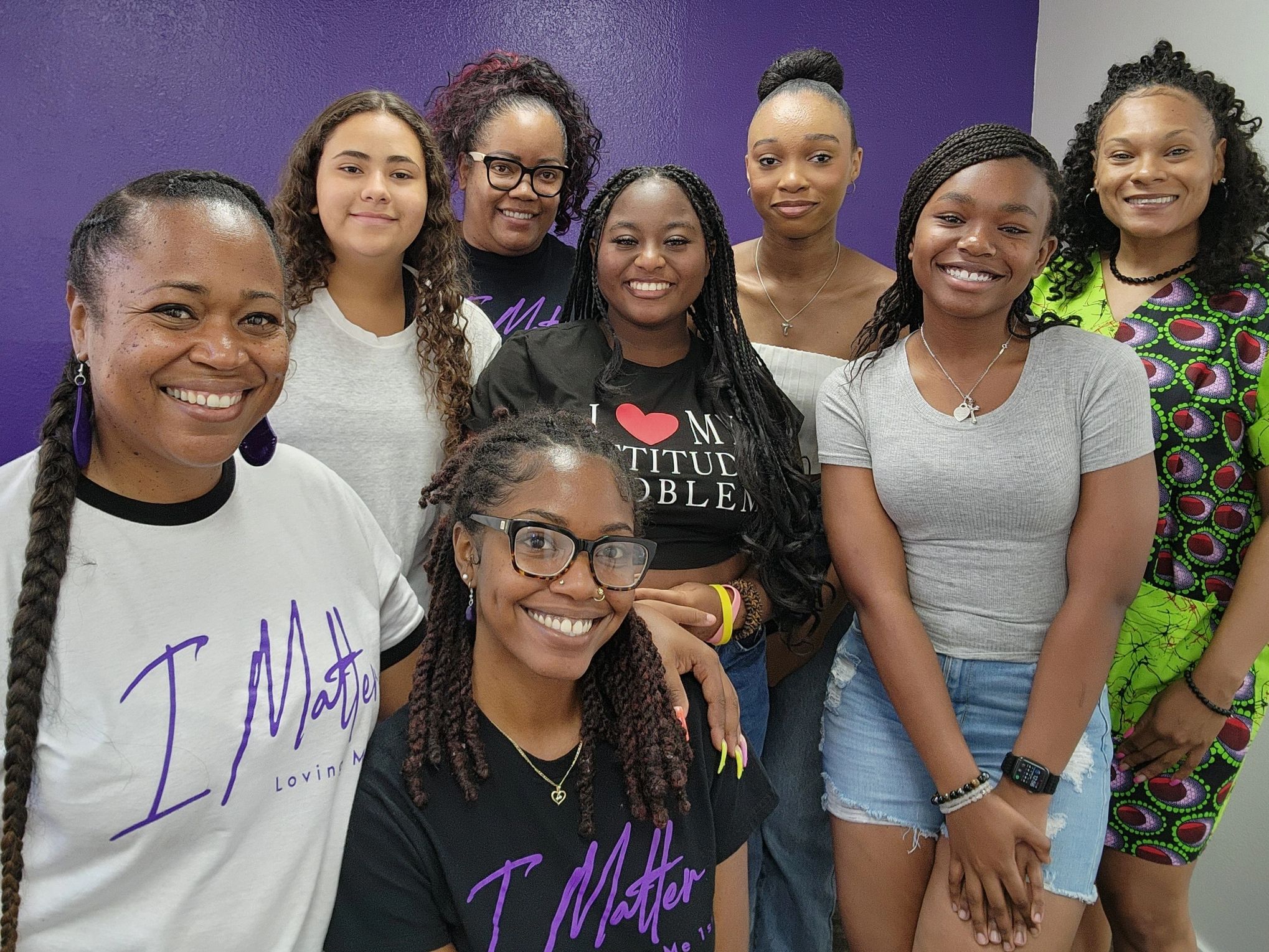 'I am Enough!' 2023 Summer Series teachers and participants during self talk educational workshops