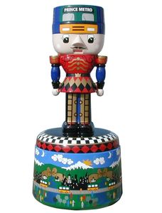 7 foot tall fiberglass Nutcracker