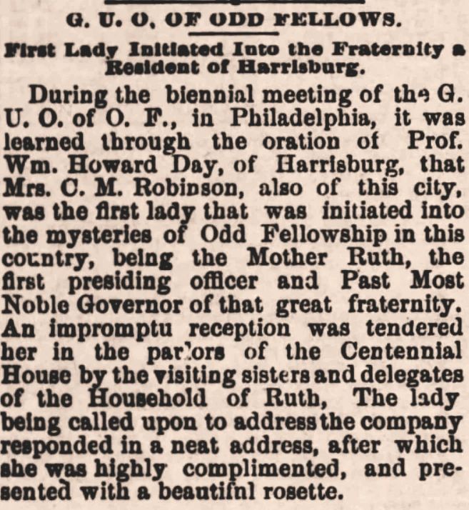 Harrisburg Telegraph October 25, 1886 Harrisburg Telegraph October 25, 1886