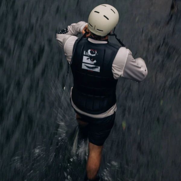 helmet and life jacket