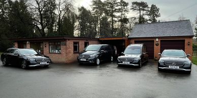 Our fleet of Mercedes 