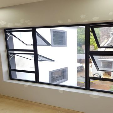 Aluminium top hung window