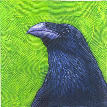 Raven painting 