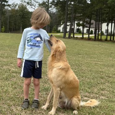 Blanche measures ground to the top of her back-20”