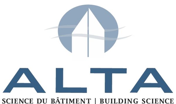 Logo of ALTA with building science theme.
