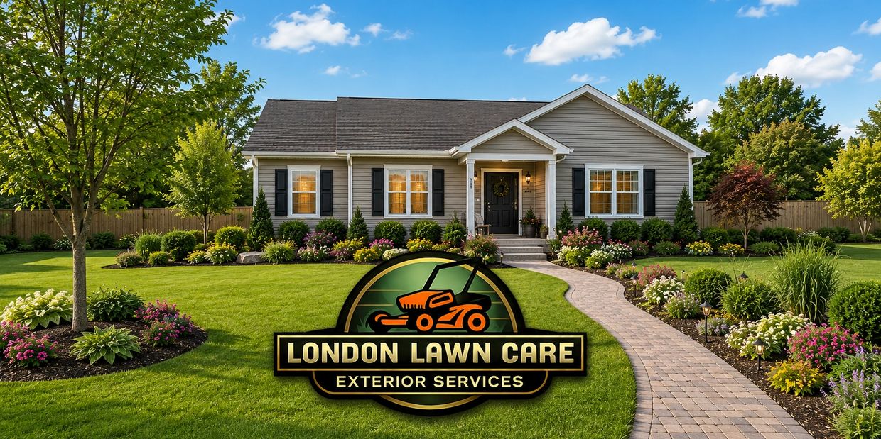 London Exterior Services offering full lawn services and landscape design. Creating beautiful yards