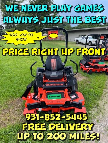 2025 BAD BOY  MAVERICK 54" KAWASAKI ENGINE $6358.00