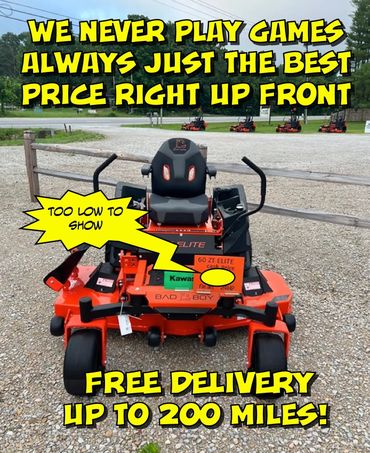 2025 BAD BOY ZT ELITE 60" KAWASAKI ENGINE $5458.00