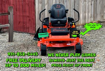 2025 BAD BOY MAGNUM 48" KAWASAKI ENGINE AIR RIDE SEAT $4224.00