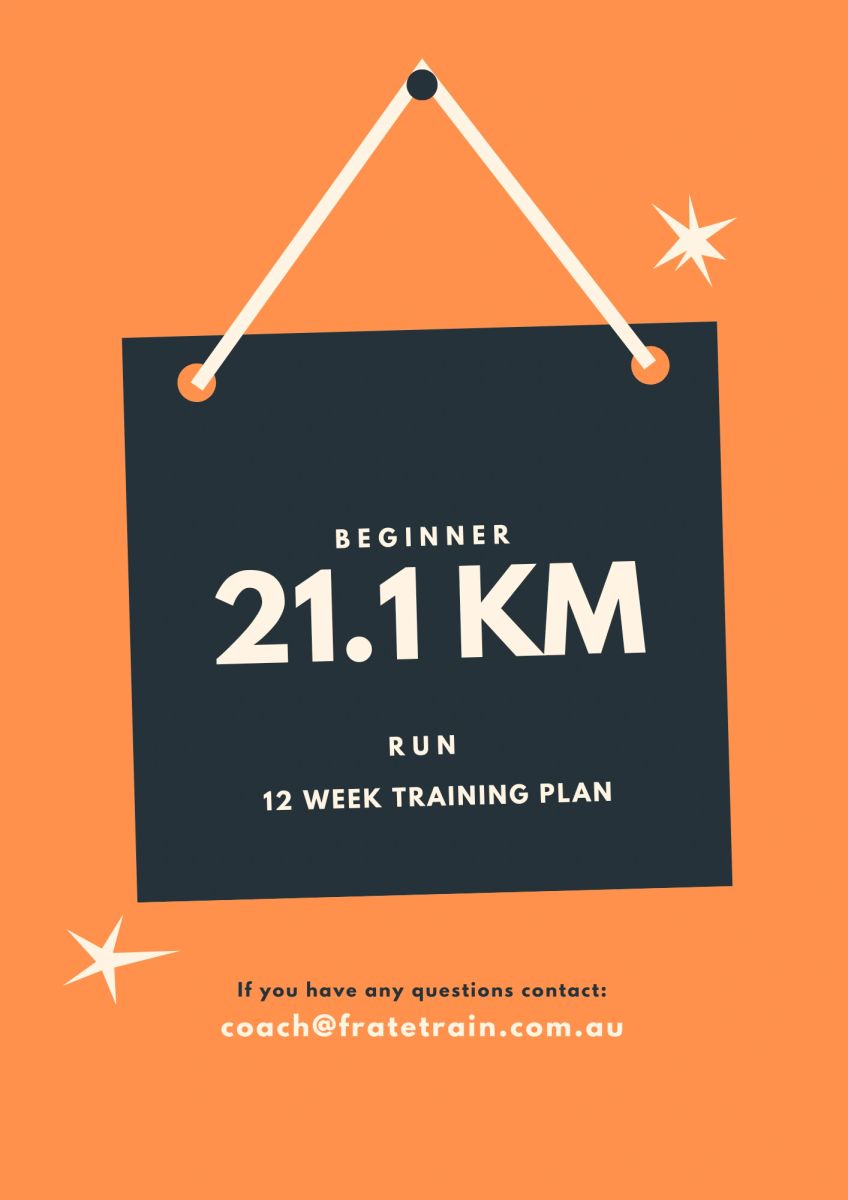 12 Week 21.1K Training Program (Beginner)