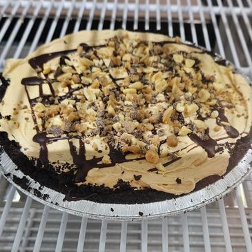 10" peanut butter pie serves 8
