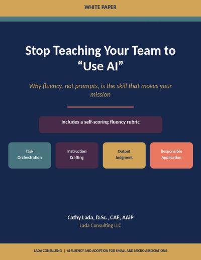 Cover of the AI Fluency white Paper