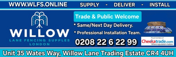 Willow lane fencing supplies London 