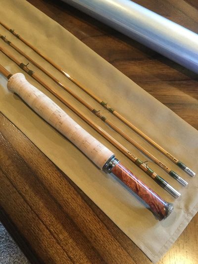 Hand built bamboo fly rod. 7' 4wt. based on a Payne taper. Still a work in  progress. : r/flyfishing