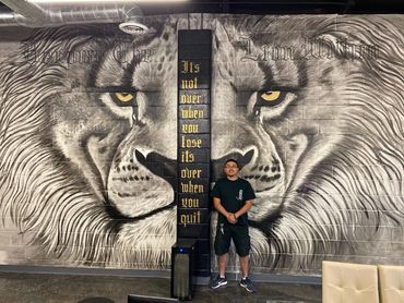 Mural at GON EVENTS Hall.