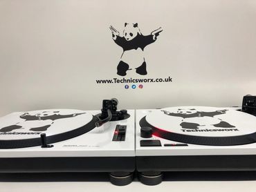 Custom white Technics 1210 mk2 .