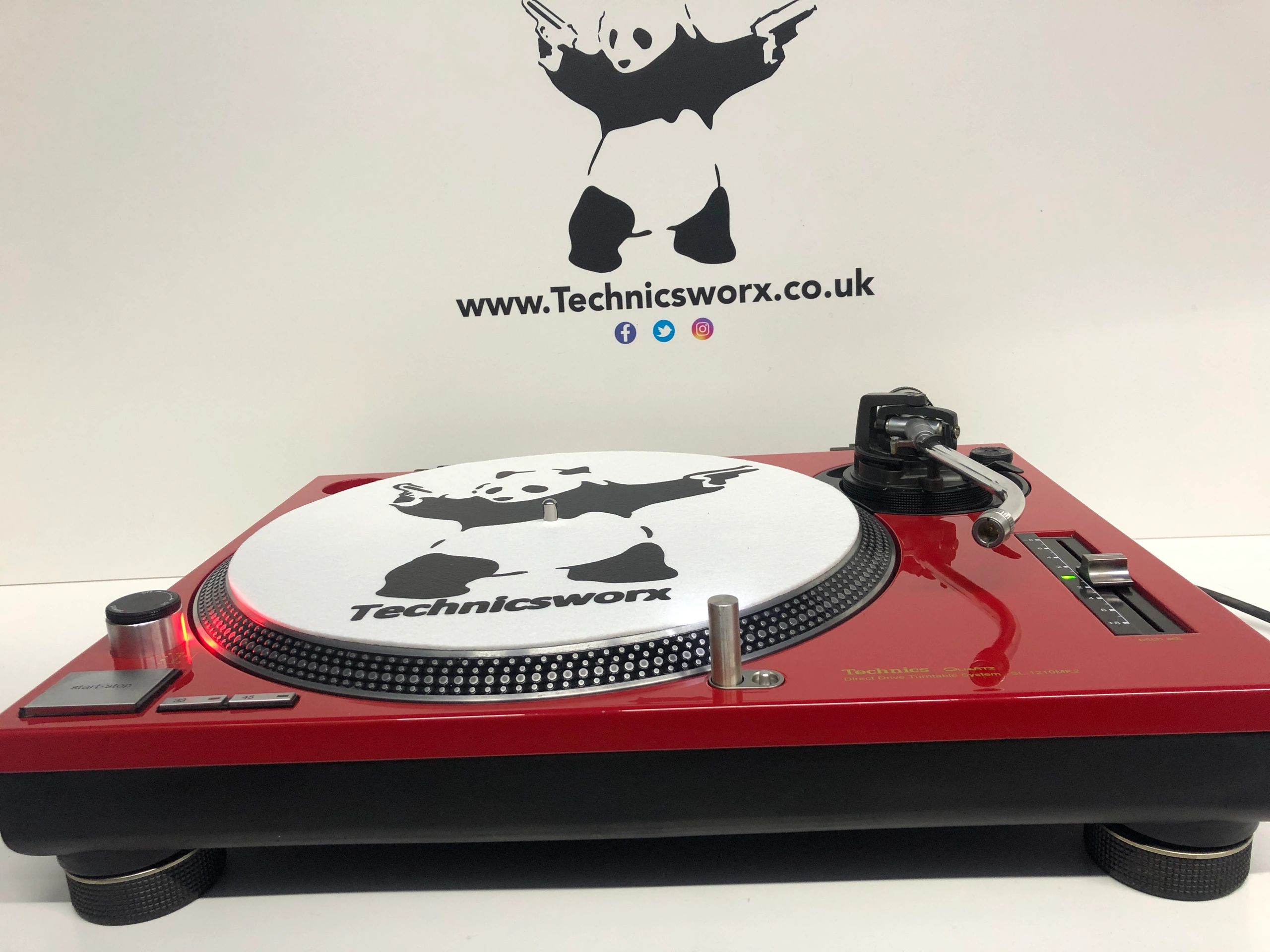 Technics Sl 1210 mk2 Ferrari Red