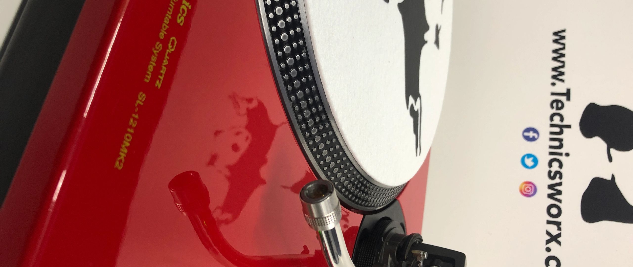 Technics Sl 1210 mk2 Ferrari Red