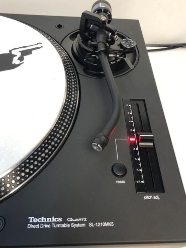 Technics sl 1210 mk5 Full custom Matt black, 