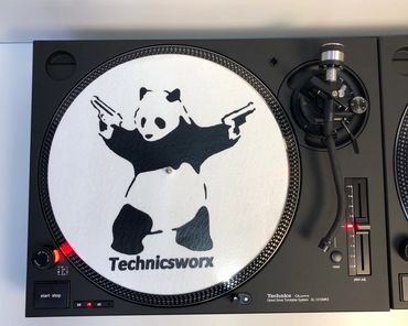 Technics sl 1210 mk5 Full custom Matt black,