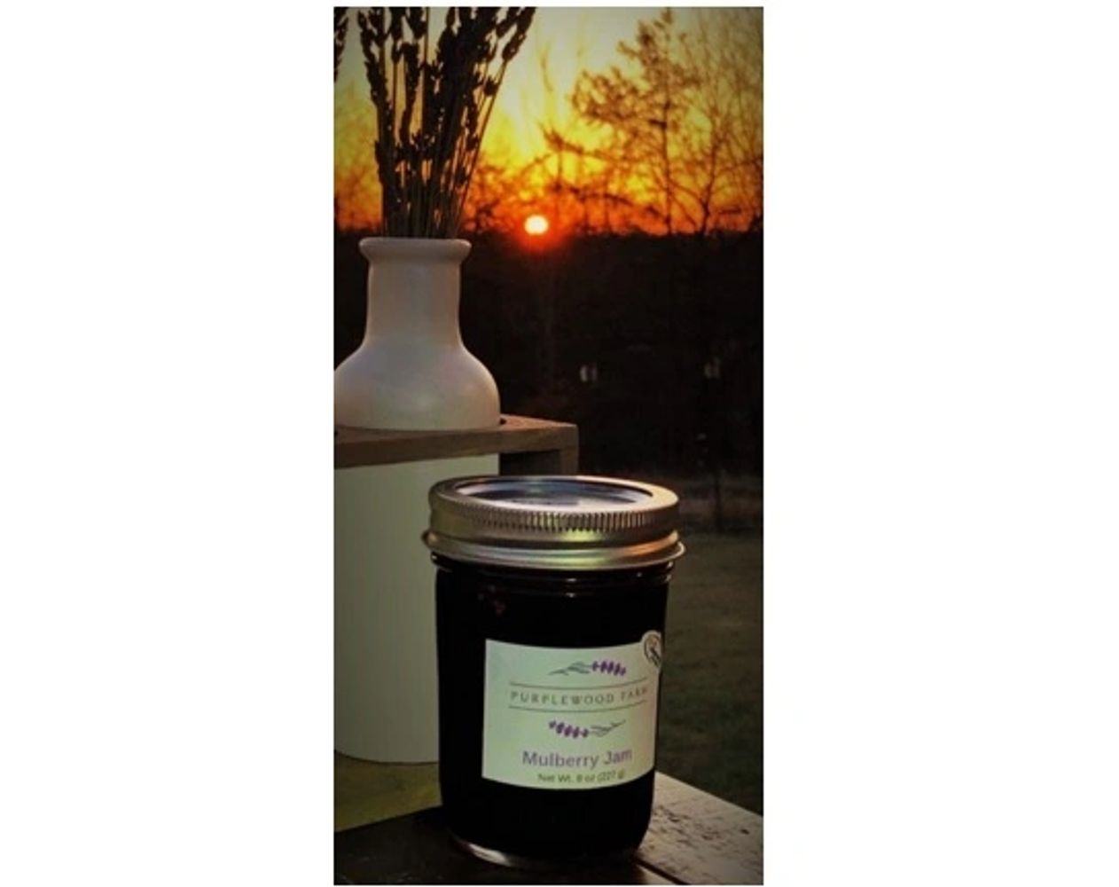 Purplewood Farm Sunrise Mulberry Jam