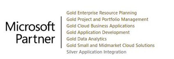 Microsoft Gold Certified Partner ERP, Cloud Business Application Software, Data Analytics Competency