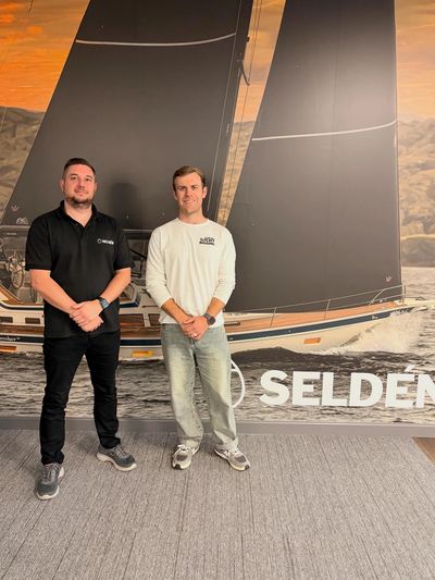 Guernsey yacht rigging founder Remy Laine at Selden Mast UK in Gosport