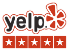 Yelp 5 star rating logo
