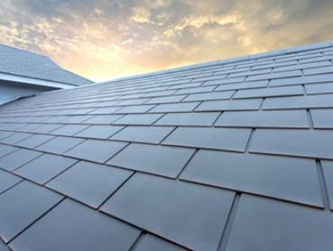 new build slate roof installation