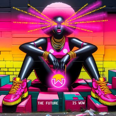 Wownero cryptocurrency art by artist ph0enixd0wn