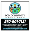 DOM COMMUNITY SERVICES