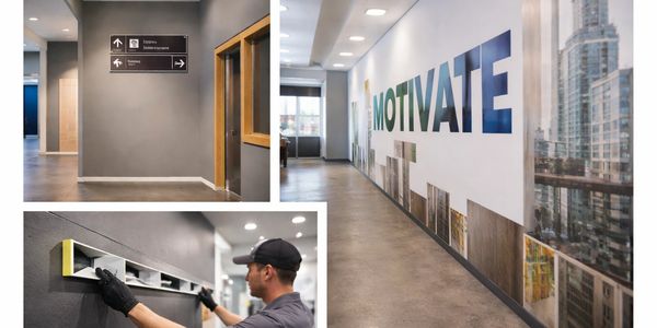 Modern signage and motivational design