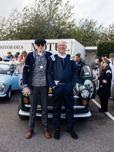 Classic & historic race car at goodwood revival. St Mary's Trophy. 